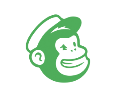 Logo of a stylized green chimpanzee head wearing a hat, perfect for dog daycare branding.